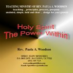 Holy Spirit, The Power Within
